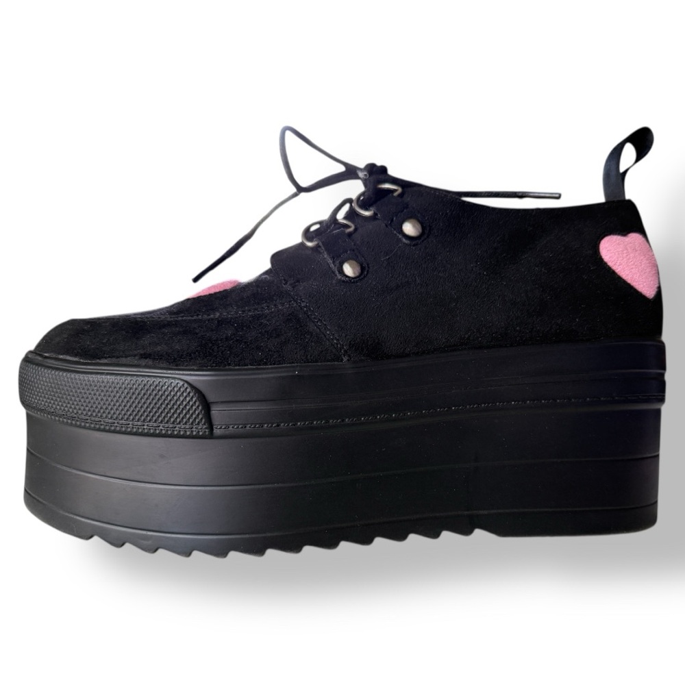 Lamoda Cotton Candy Flatform Platform Dolls Kill Shoes Oxfords Derby Shoes Sz 8 - Picture 3 of 9